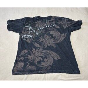 Vintage Affliction Live Fast Goth Grunge Y2K Size XL